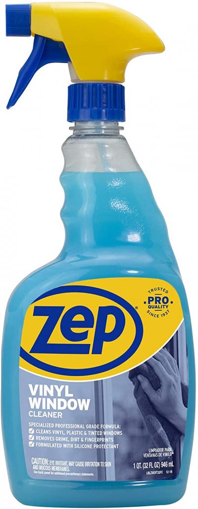 Zep Vinyl Window Cleaner great for Plexiglass Shields and Tinted Windows