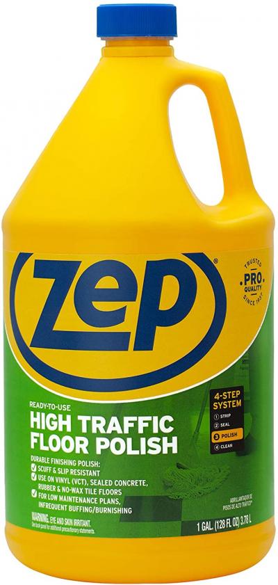 Zep High Traffic Floor Polish 128oz.