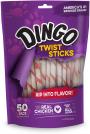 Dingo Twist Sticks Rawhide Chews 50-Pk.