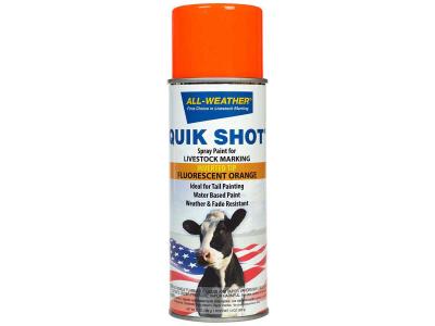 All Weather Quik Shot Livestock Spray Paint Fluorescent Orange