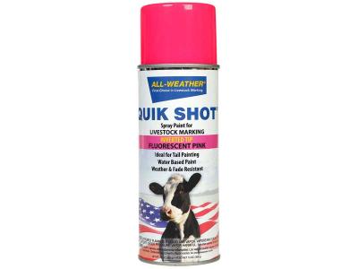 All Weather Quik Shot Livestock Spray Paint Fluorescent Pink