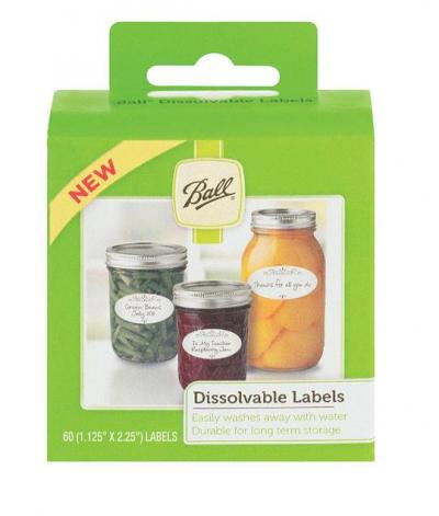 Ball Dissolvable Canning Labels 60Pk.