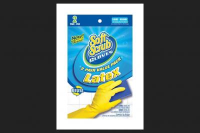 Soft Scrub Large Latex Gloves 2Pk.