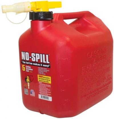 No-Spill 5-Gallon Poly Gas Can (CARB Compliant)