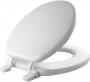 Mayfair Economy Wood Toilet Seat Round White