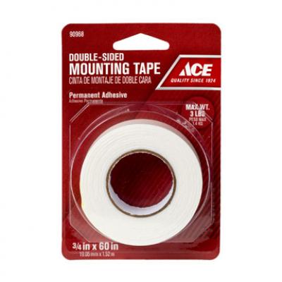 Ace Mounting Tape Double-Sided 3/4in. X 60in.