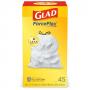 Glad ForceFlex 13-Gallon Tall Kitchen Bags Drawstring 45Ct.