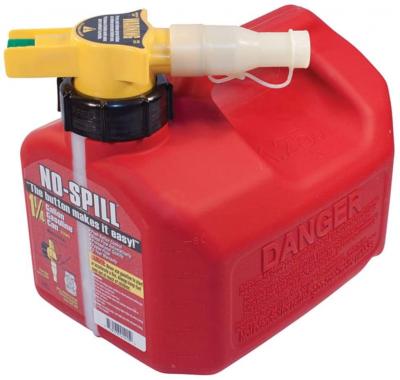 No-Spill 1-1/4 Gallon Poly Gas Can (CARB Compliant)