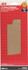 Ace 1/3 Sheet Sandpaper 150-Grit Fine 6-Pk.