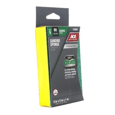 Ace Sanding Sponge 80-Grit Coarse