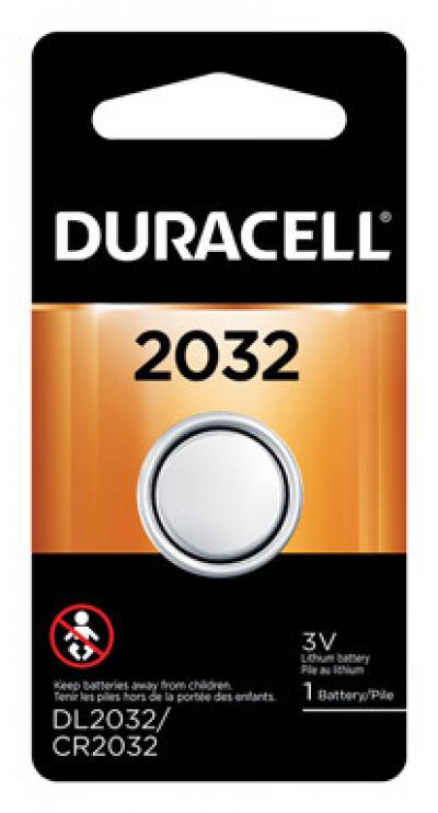 Duracell 3V Lithium 2032 Security/Electronic Battery