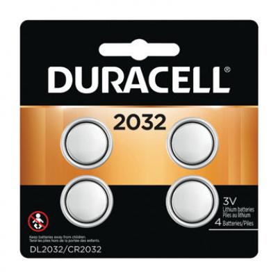Duracell 3V Lithium 2032 Security/Electronic Battery 4Pk.