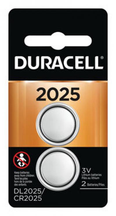 Duracell 3V Lithium 2025 Meidcal Bettery 2Pk.