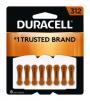 Duracell 1.4V Zinc Air 312 Hearing Aid Battery 8Pk.