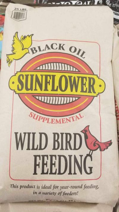 Delange Black Oil Sunflower Seed 25lb
