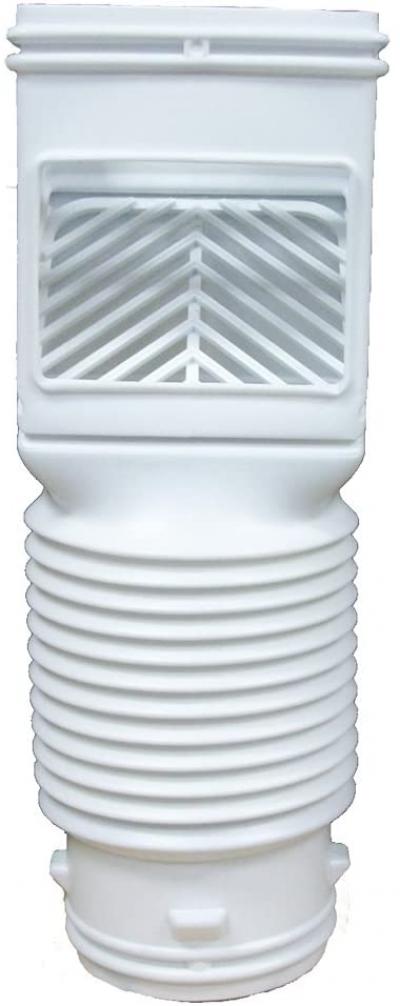 Amerimax White Vinyl Downspout Connector