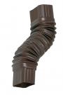 Amerimax Brown Plastic Flex Elbow  2in. X 3in. Brown