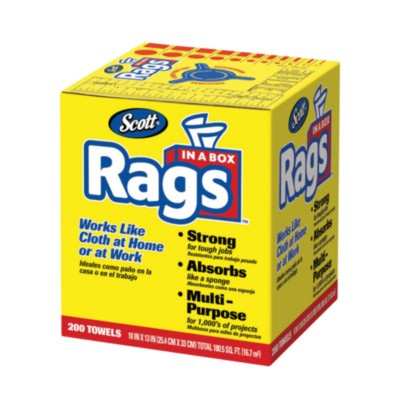 Scott White Rags - 200 count