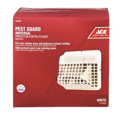 Ace White Plastic Universal Pest Guard