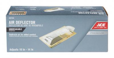 Ace 1-Way Silver Plastic Air Deflector