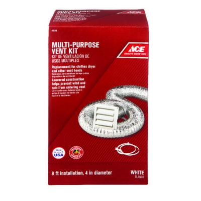 Ace Multi-Purpose White Plastic Dryer Vent Hose