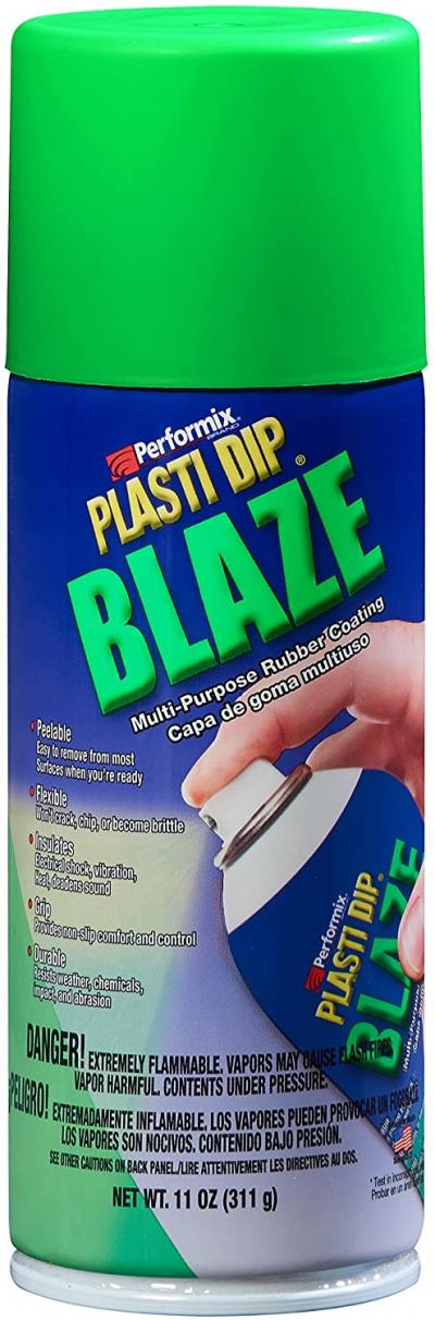 Plasti Dip Flat/Matte Blaze Green Multi-Purpose Rubber Coating 11oz.
