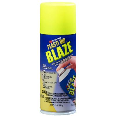 Plasti Dip Flat/Matte Blaze Yellow Multi-Purpose Rubber Coating 11oz.