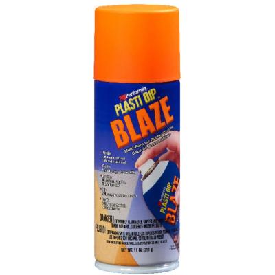 Plasti Dip Flat/Matte Blaze Orange Multi-Purpose Rubber Coating 11oz.