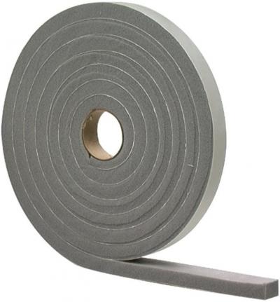 M-D Gray Foam Weather Stripping Tape for Doors & Windows 3/16 X 3/8 X 17