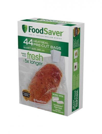 FoodSaver 1-Quart Clear Vacuum Freezer Bags 44Ct.