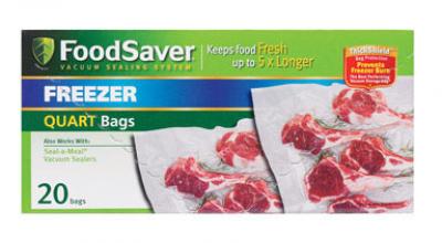 FoodSaver 20ct Quart Bags