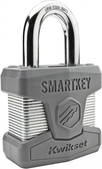 Kwikset SmartKey Padlock Standard Shackle