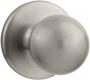 Kwikset Polo Satin Nickel Steel Passage Door Knob 3 Right or Left Handed