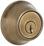 Kwikset US5 Single Cylinder Antique Brass Metal Deadbolt