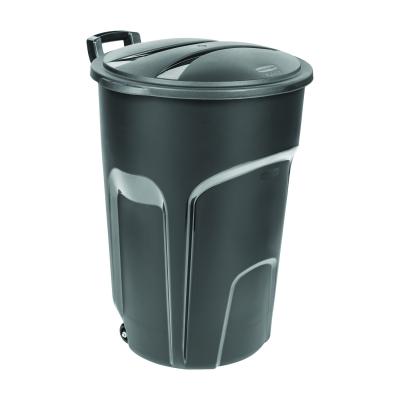 Rubbermaid 32-Gallon Resin Wheeled Garbage Can with Lid