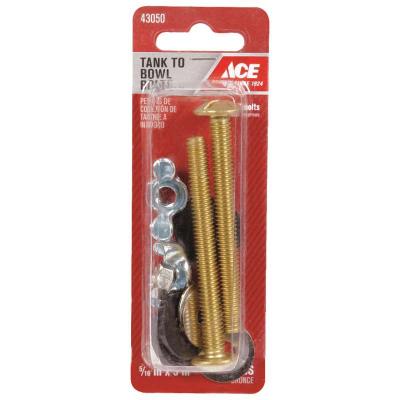 Ace Tank to Bowl Bolts Brass Toilet 5/16 X 3