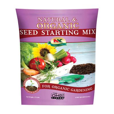 NK Lawn & Garden Organic Flower & Vegetable Seed Starting Mix 8qt.