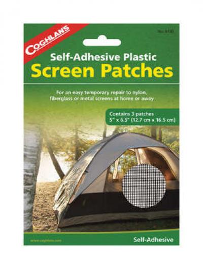 Coghlan's White Tent Screen Patches 5in. X 6.5in. 3Pk.