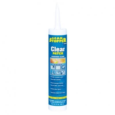 Leak Stopper Gloss Clear Rubber Roof Patch 10.1oz.