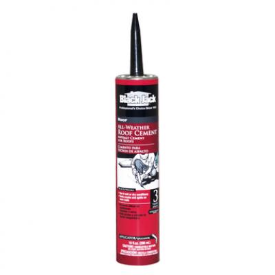 Black Jack Gloss Black Patching Cement All-Weather Roof Cement 10oz.