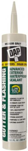 Dap Gray Polymer Gutter/Flashing Sealant 10.1oz.