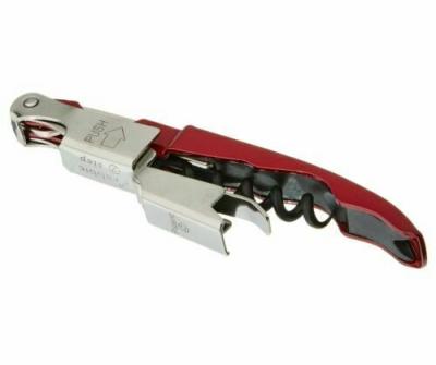 Rabbit Red Teflon Zippity 2-Step Wine Opener