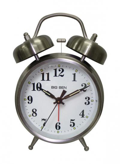 Westclox 4-Inch Twin Bell Alarm Clock