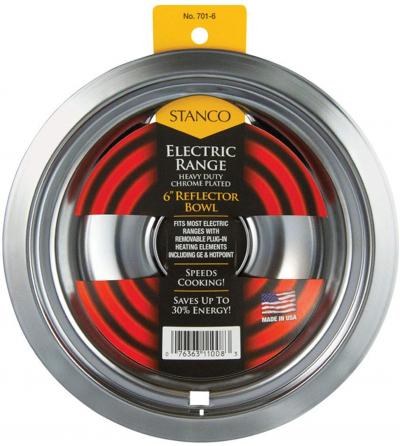 Stanco Steel Reflector Bowl 6-Inch