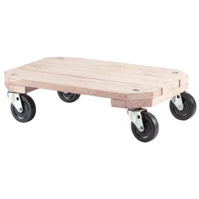 Shepherd 12-Inch X 18-Inch Wood Plant Dolly 300Lb.