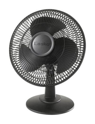 Lasko 16.5 inch. X 12 inch 3-Speed Oscillating Table Fan