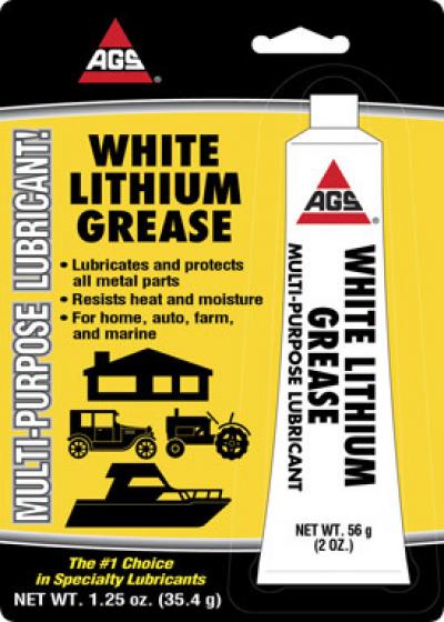 AGS Lith-Ease White Lithium Grease 1.25oz.