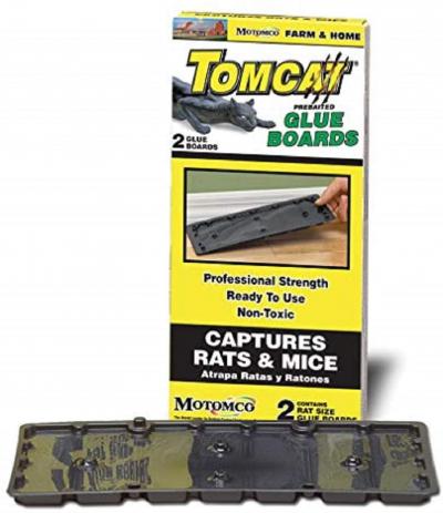 Motomco Tomcat Prebaited Glue Boards for Rats & Mice