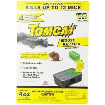 Tomcat Bait Station Blocks for Mice 2-Pk