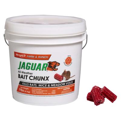 Motomco Jaguar Toxic Bait Chunx for Mice & Rats 9-Lb Pail